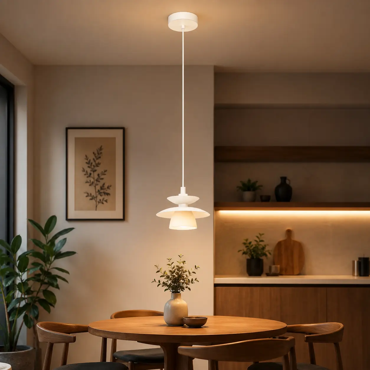 Albares White Pendant Lamp
