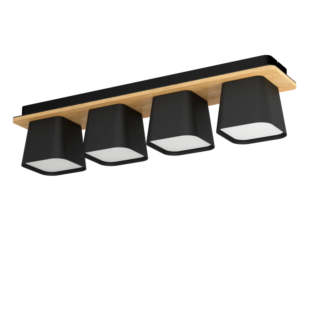 RUSCIO 4‑Light E27 Ceiling Light - EGLO India