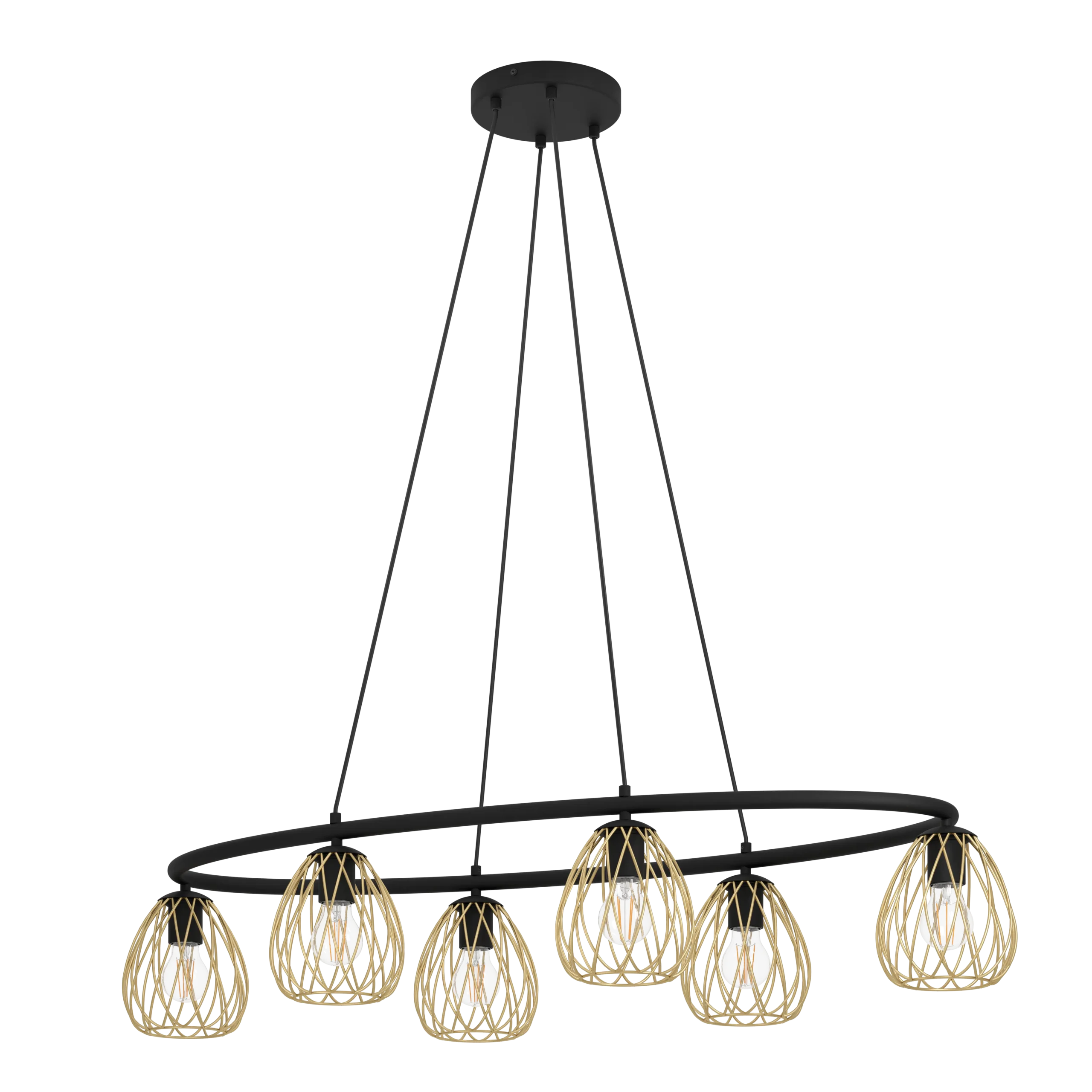 Jazminia1 6‑Lamp E27 Pendant Lamp - Image 2
