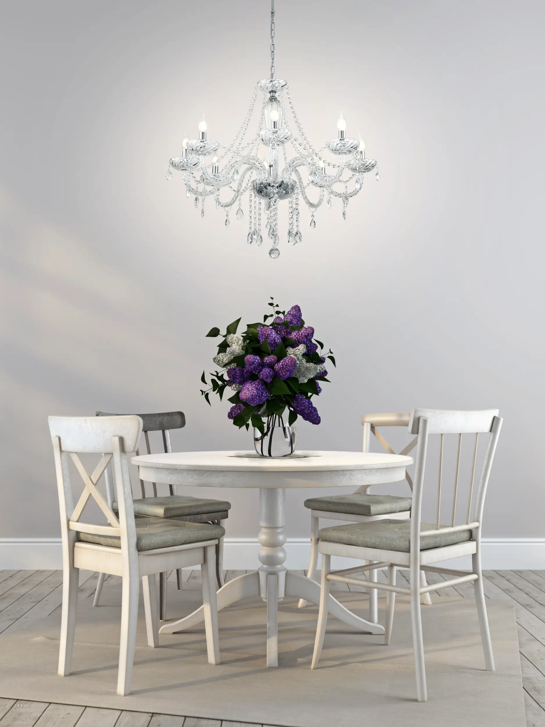 BASILANO1 8-Arm Pendant Light