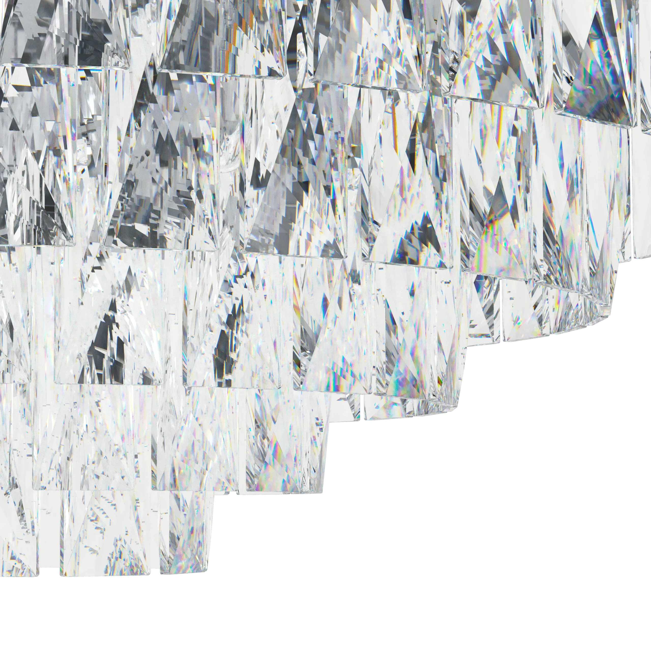 VALPARAISO 1 11‑Lamp Crystal Flush Ceiling Lamp - Image 2