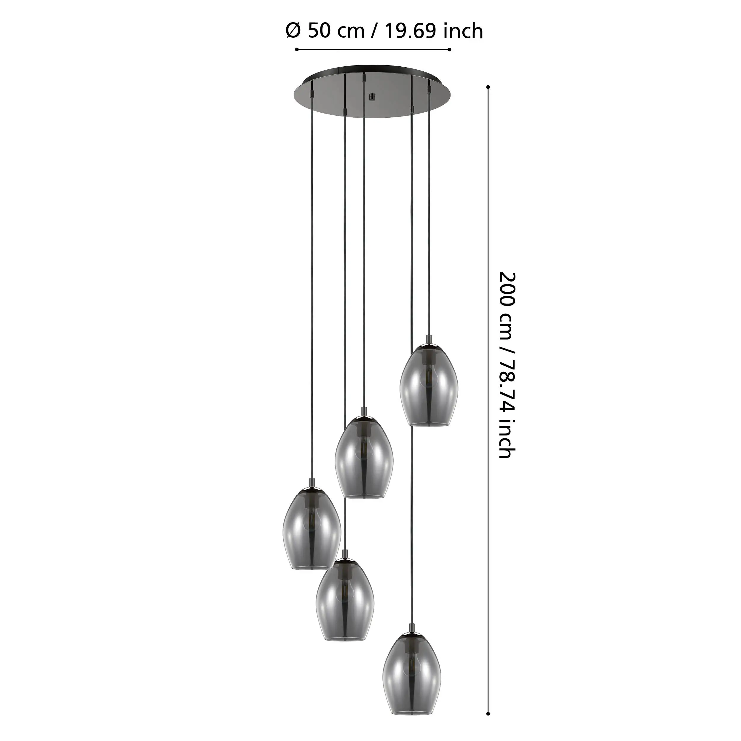 ESTANYS 5‑Lamp Pendant - Image 3
