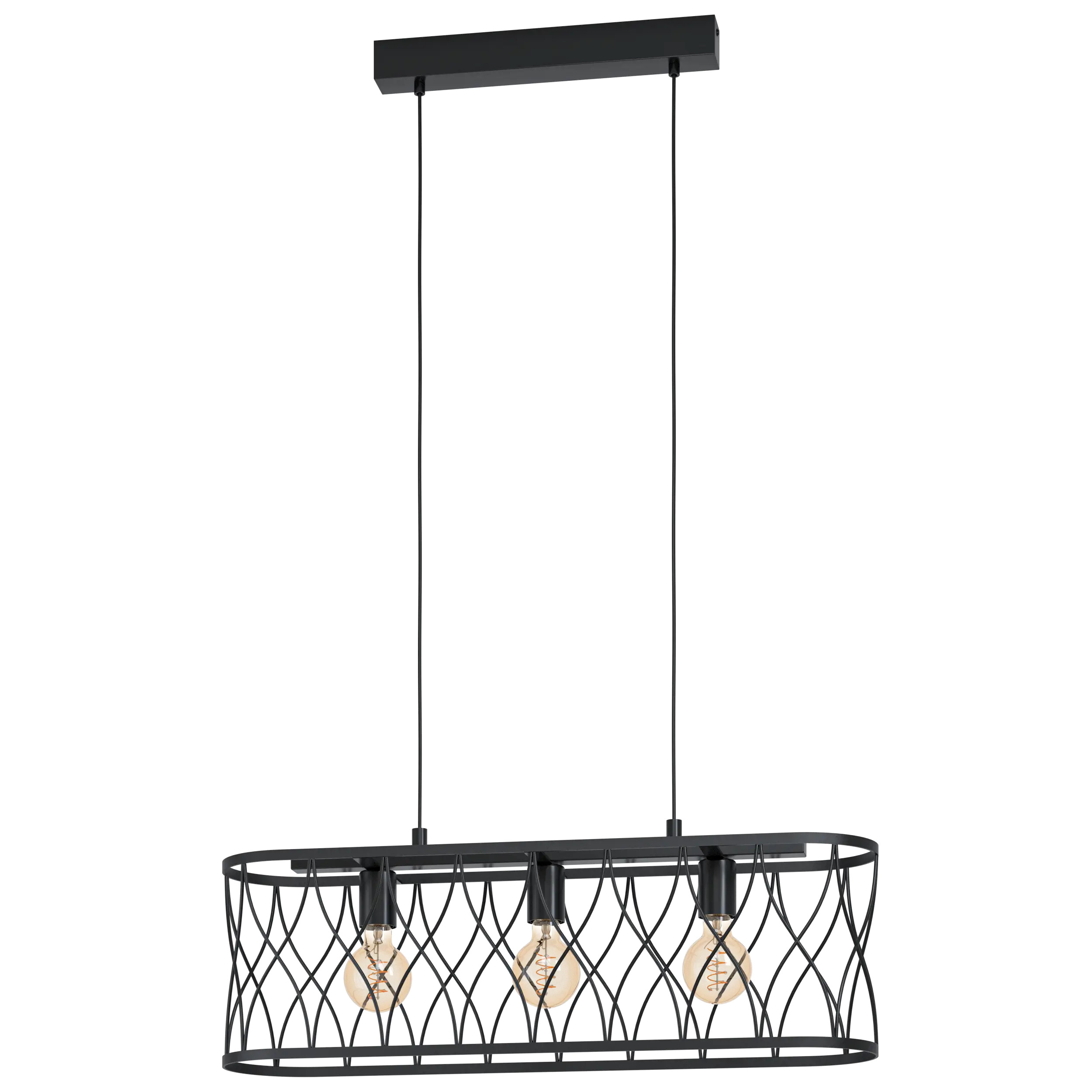 GILTSPUR 3‑Lamp Oval Wire Pendant - Image 5