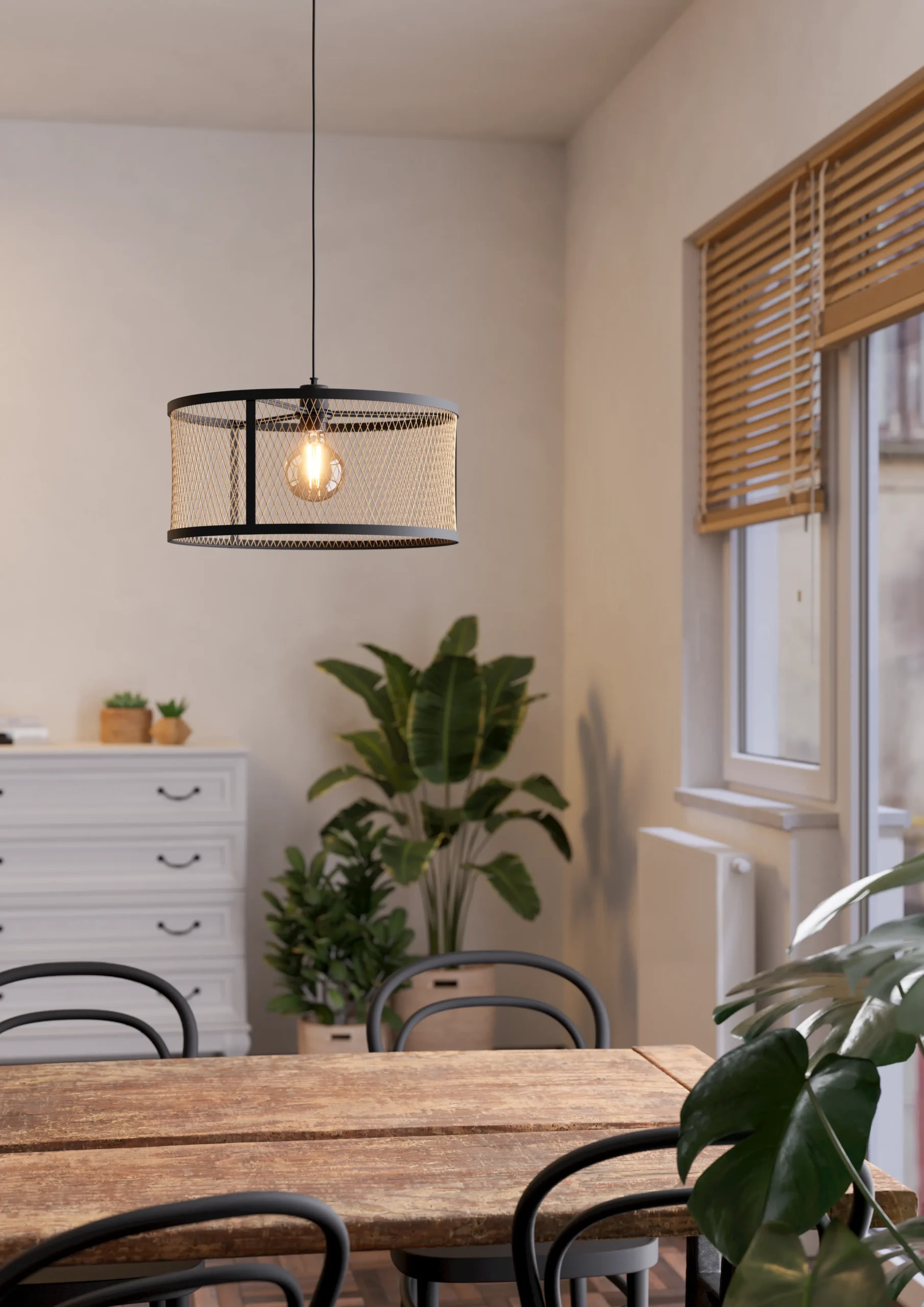 DELLOW 1‑Lamp Pendant