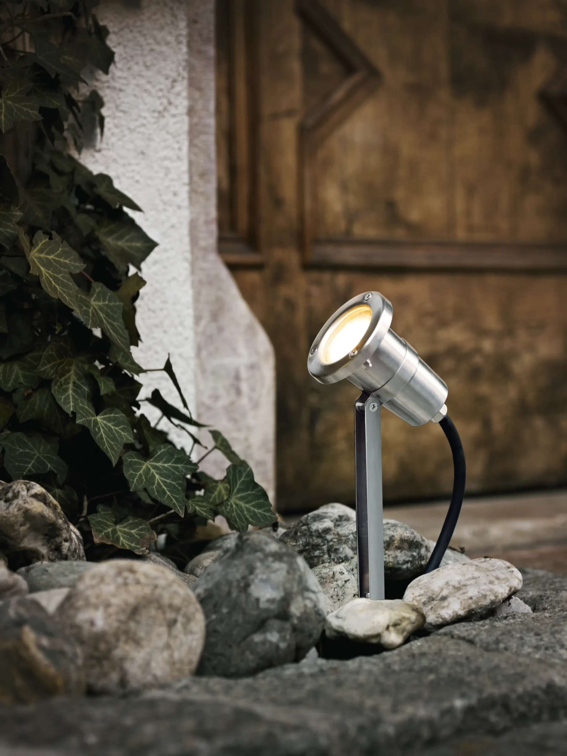 NEMA Stainless‑Steel Outdoor GU10 Ground‑SPIKE Spotlight