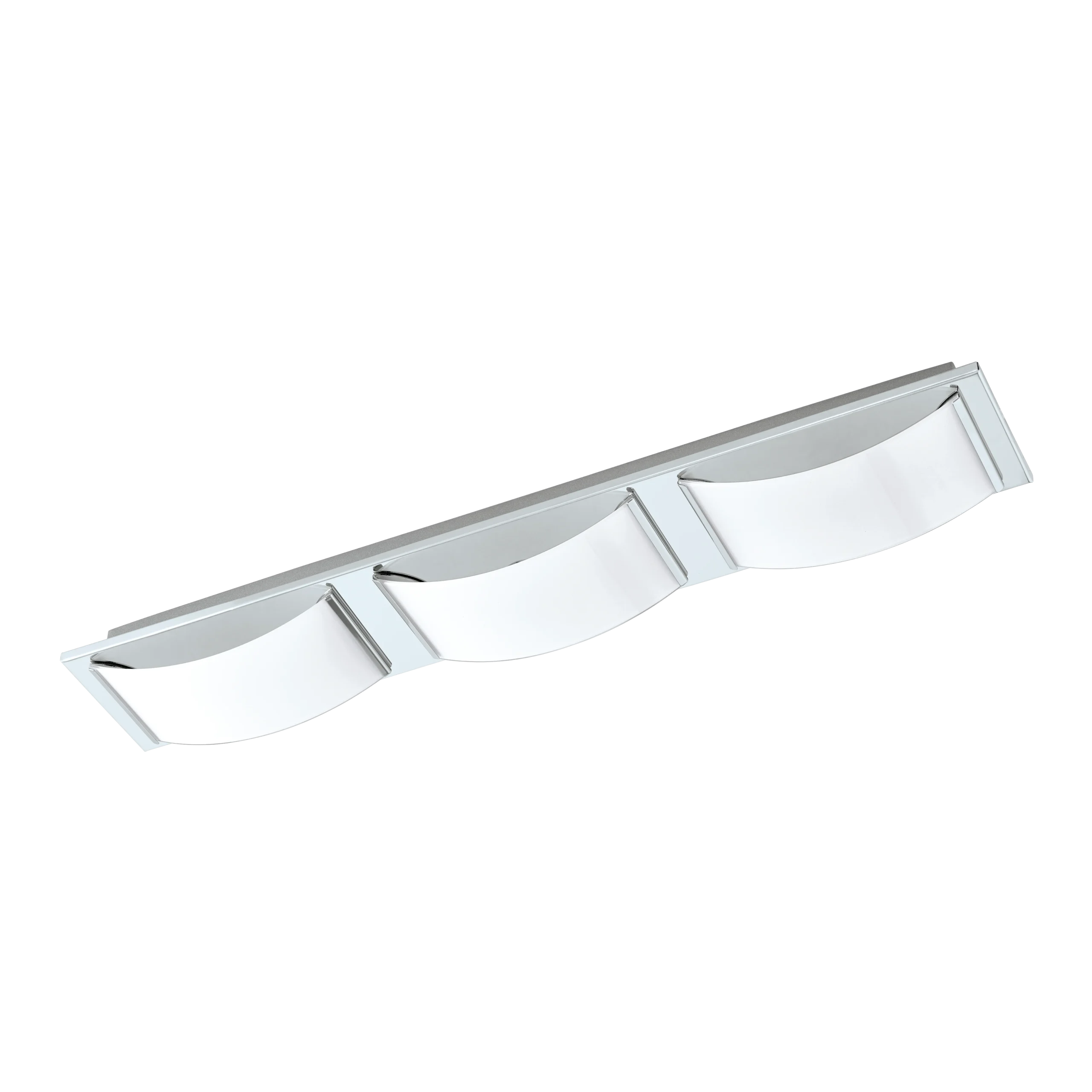 WASAO Chrome 3‑Light LED Bath/Vanity Wall/Ceiling Fixture - Image 2