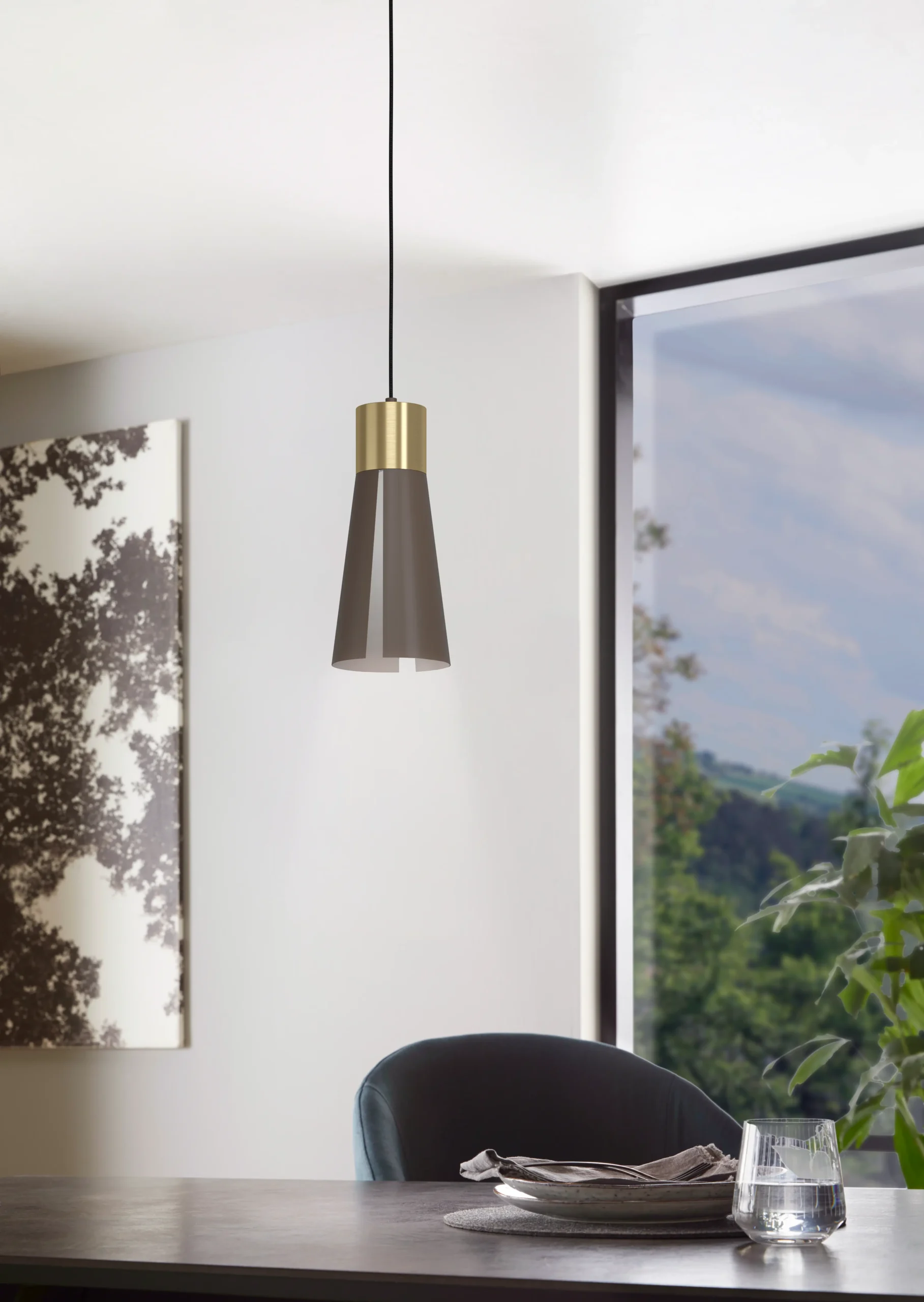 LOSALOMAS 3‑Lamp LED Pendant