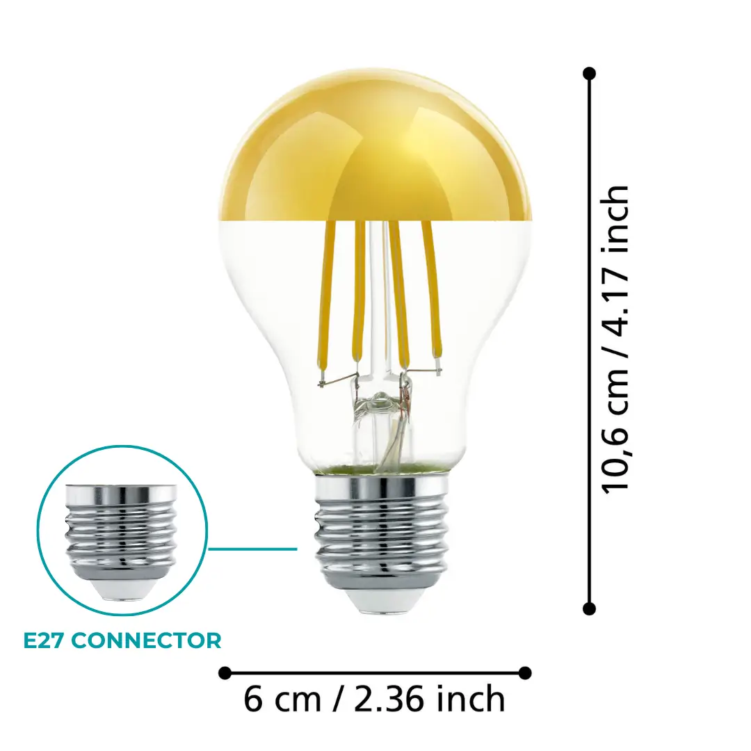 E27 CLEAR FILAMENT LED BULB - Image 3