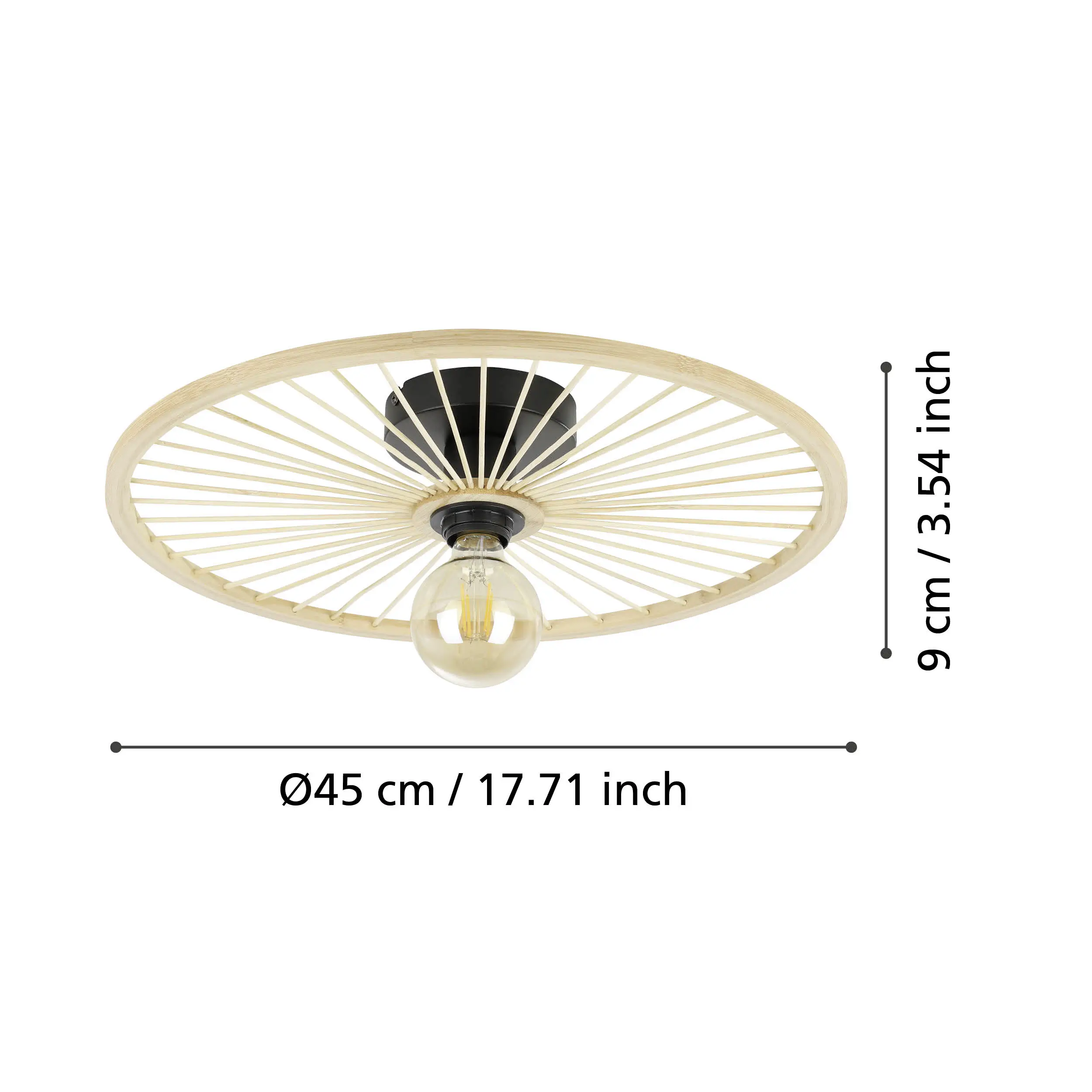 LEOMINSTER Wall Ceiling Light - Image 3