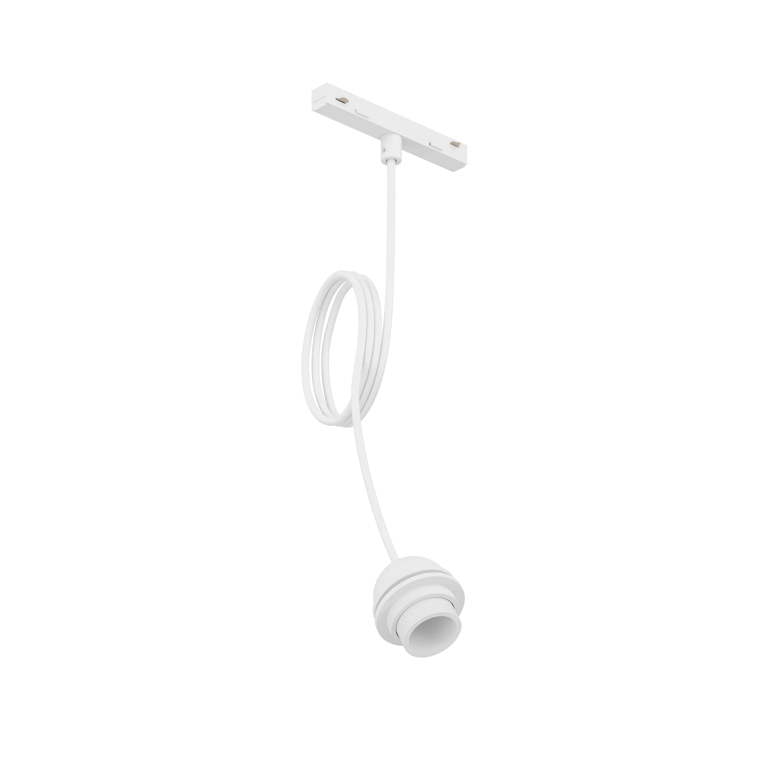 EASYT E27 Adapter – Track System Accessory (White, Plastic)