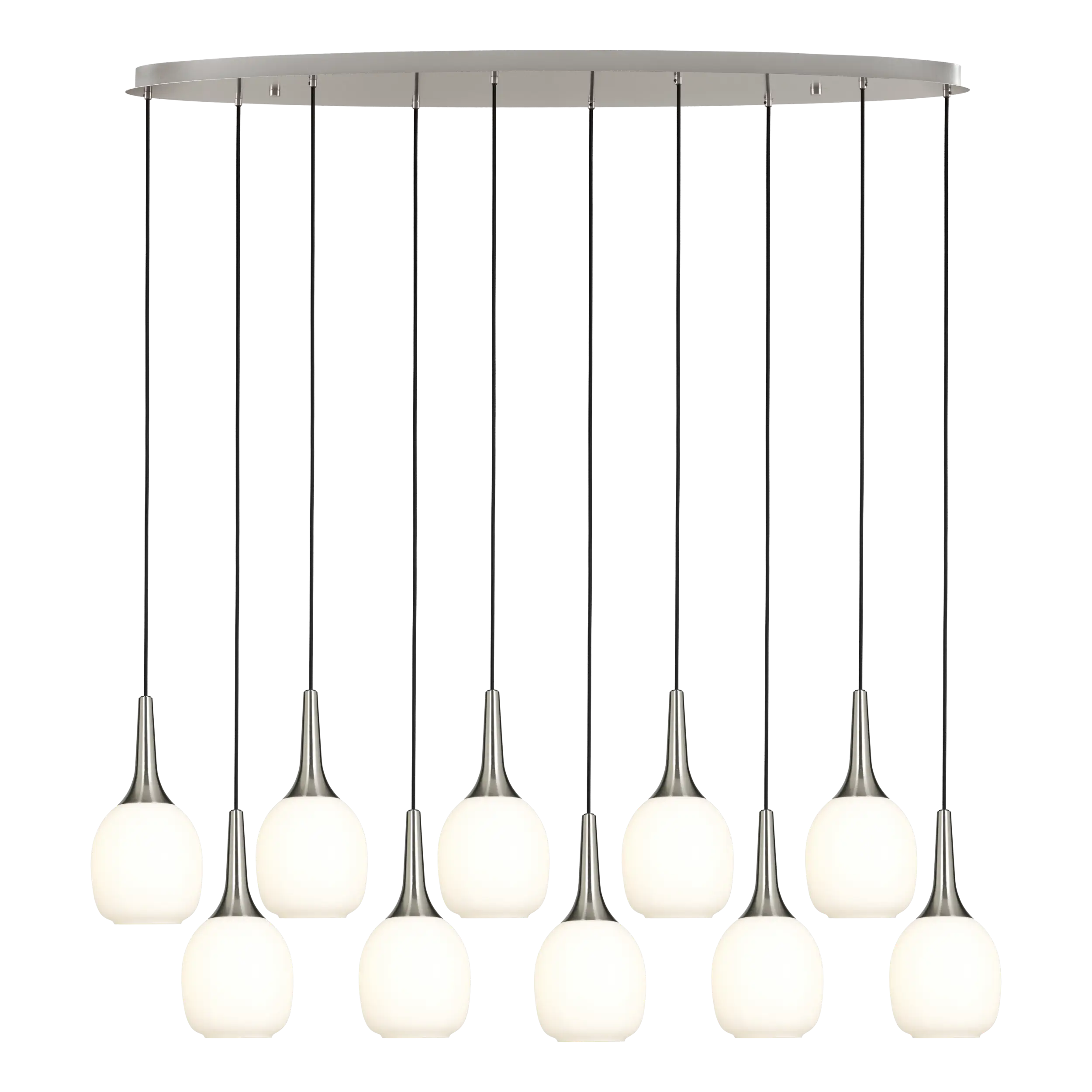 CAUBBIO Pendant Lamp – Satin Nickel Steel, E27