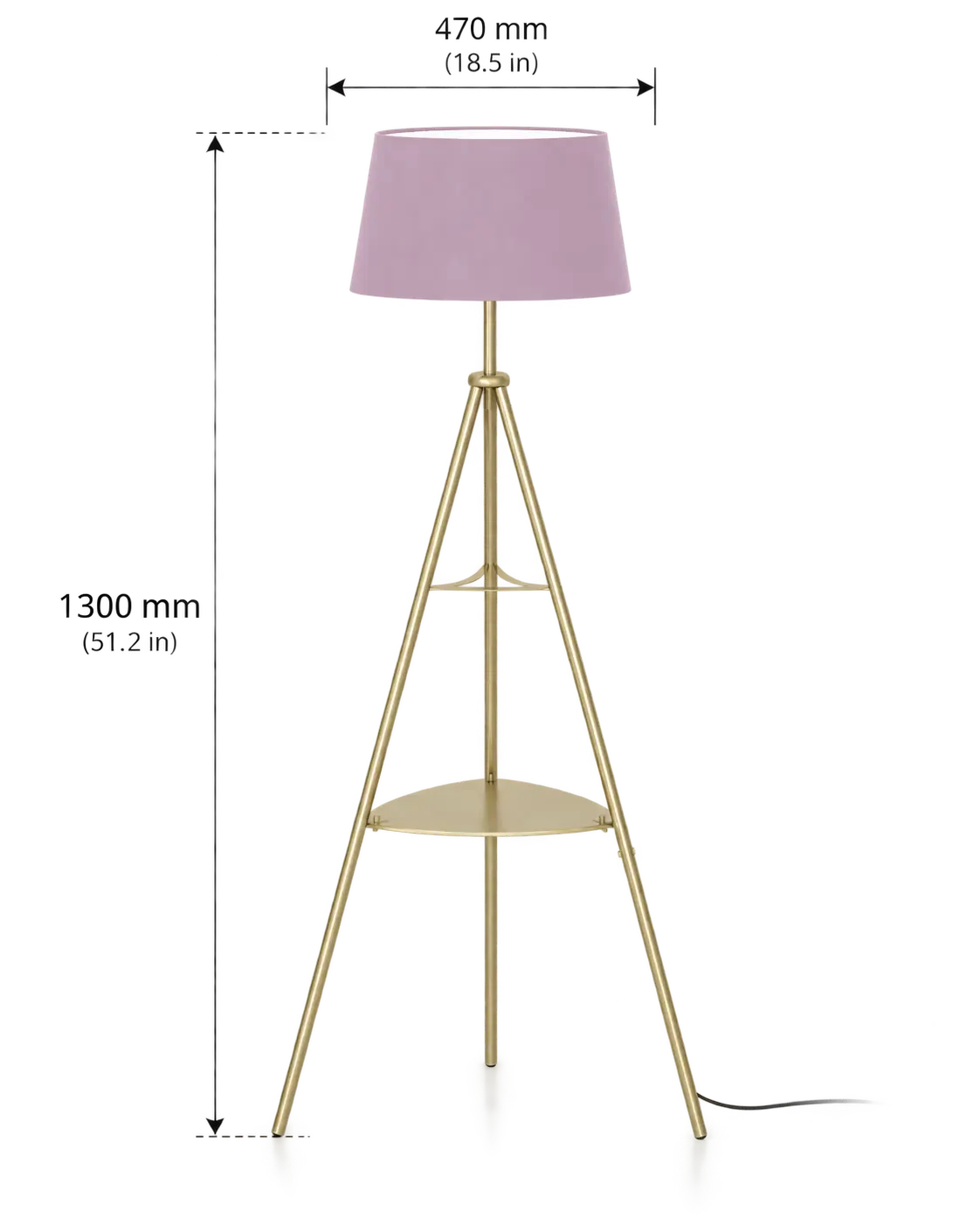 TERRA Gold Floor Lamp - Image 2