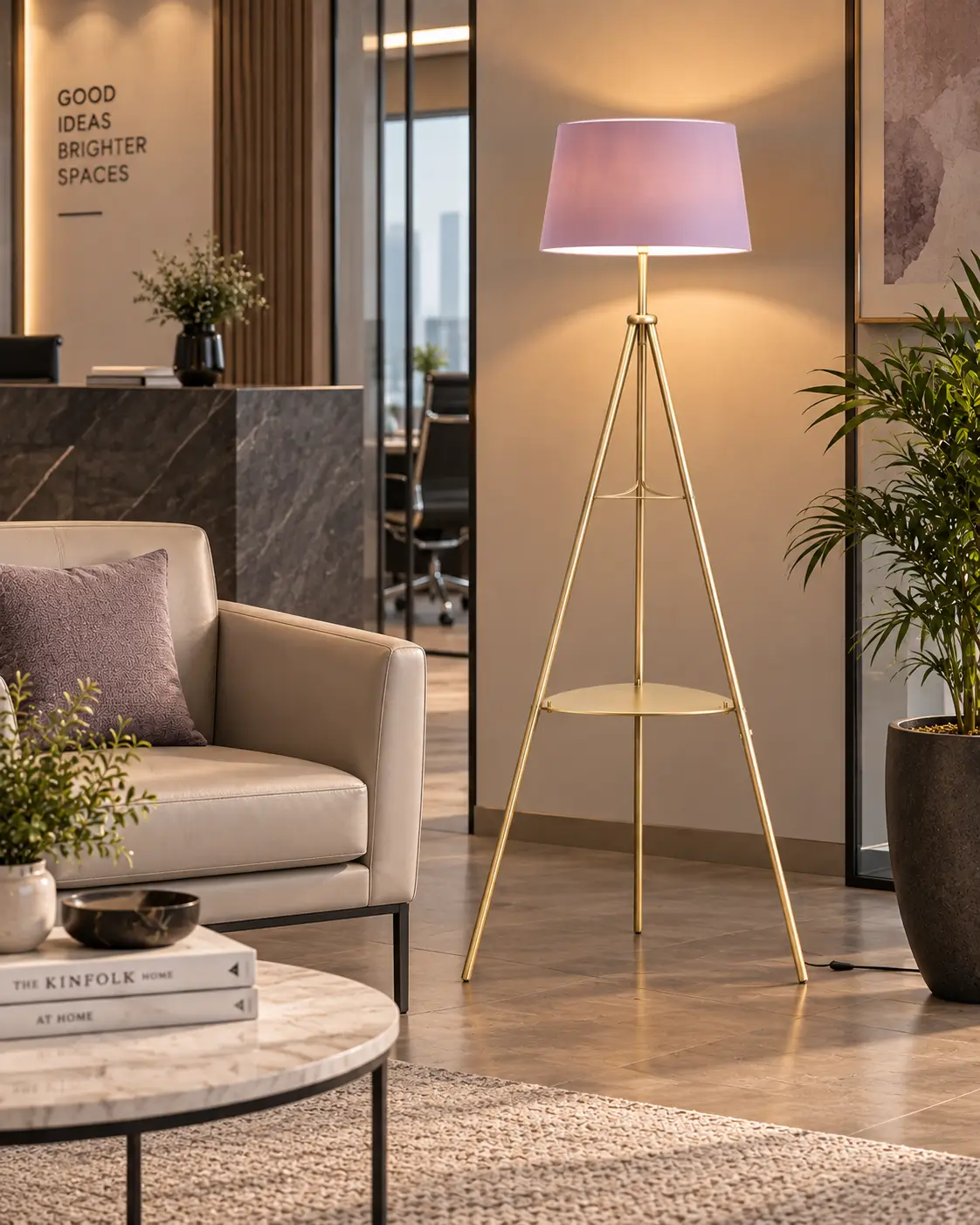 TERRA Gold Floor Lamp