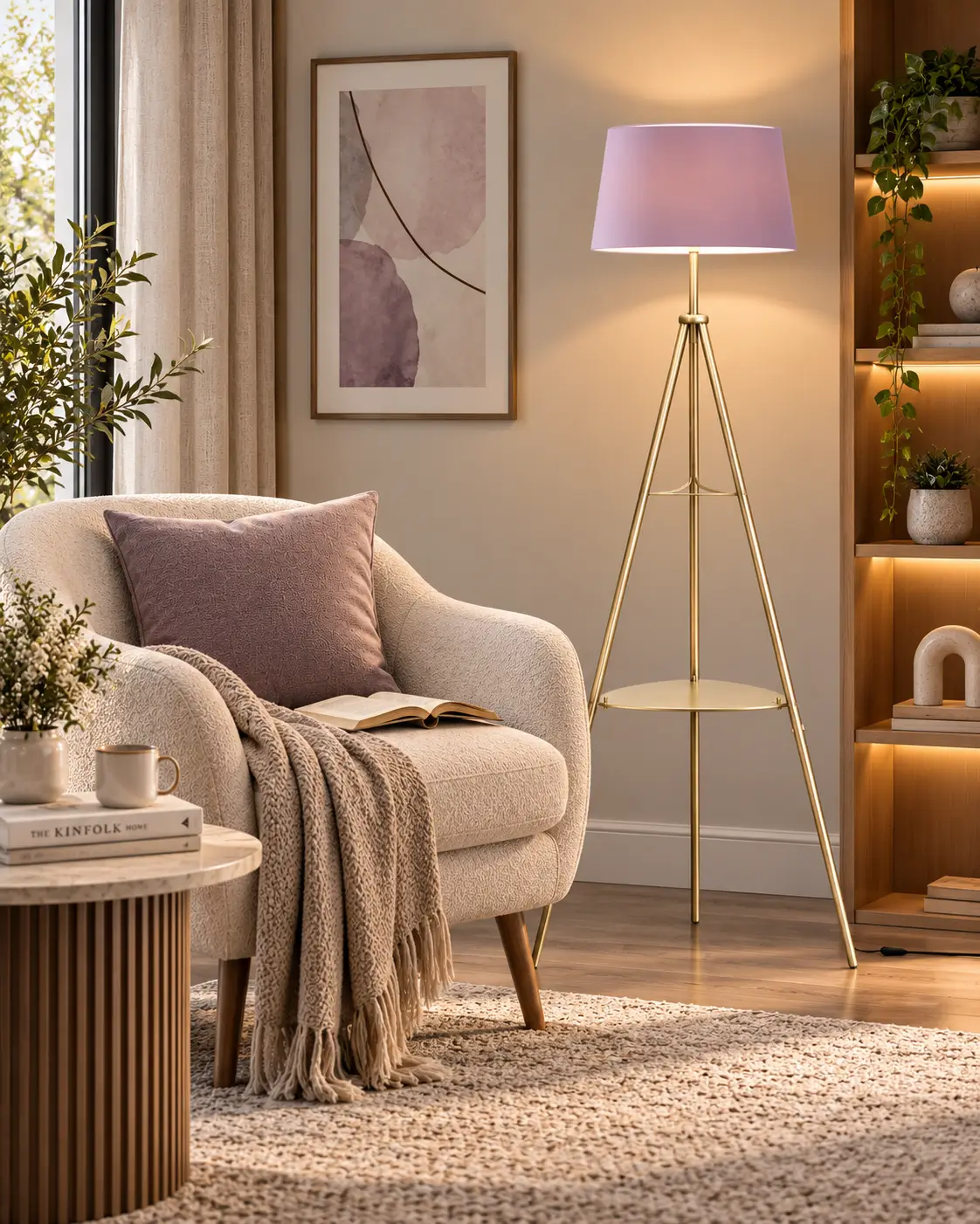 TERRA Gold Floor Lamp - Image 5